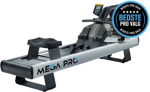 First Degree Fitness Mega Pro XL waterrower (Bedste PRO valg)